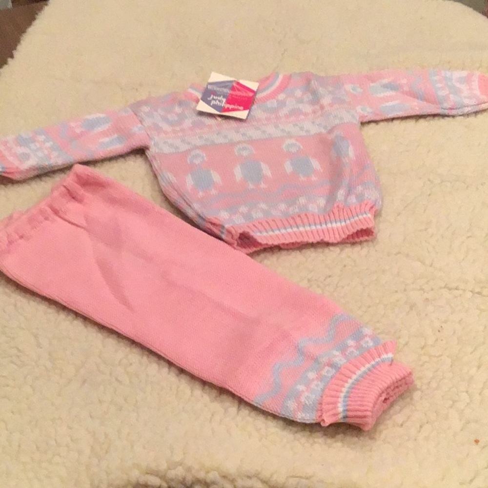 Vintage 2 pc. Girl’s sweater set